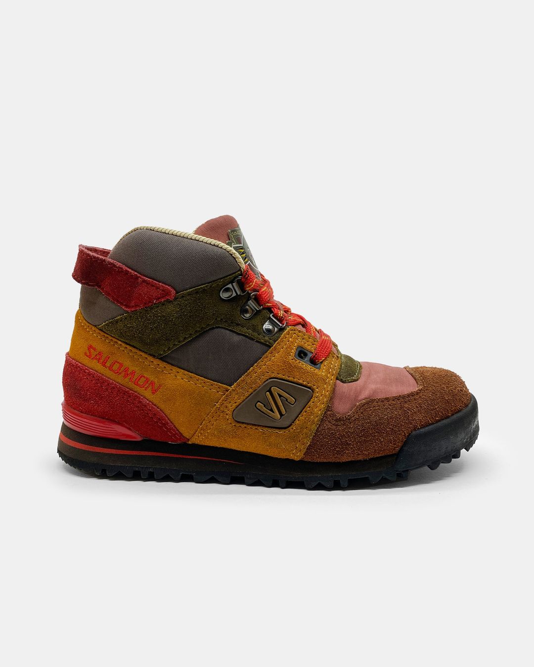 Salomon 1990s Made in Korea Hiking Boots Multicolor Brown by Salomon in size EU 40 from SHOES category