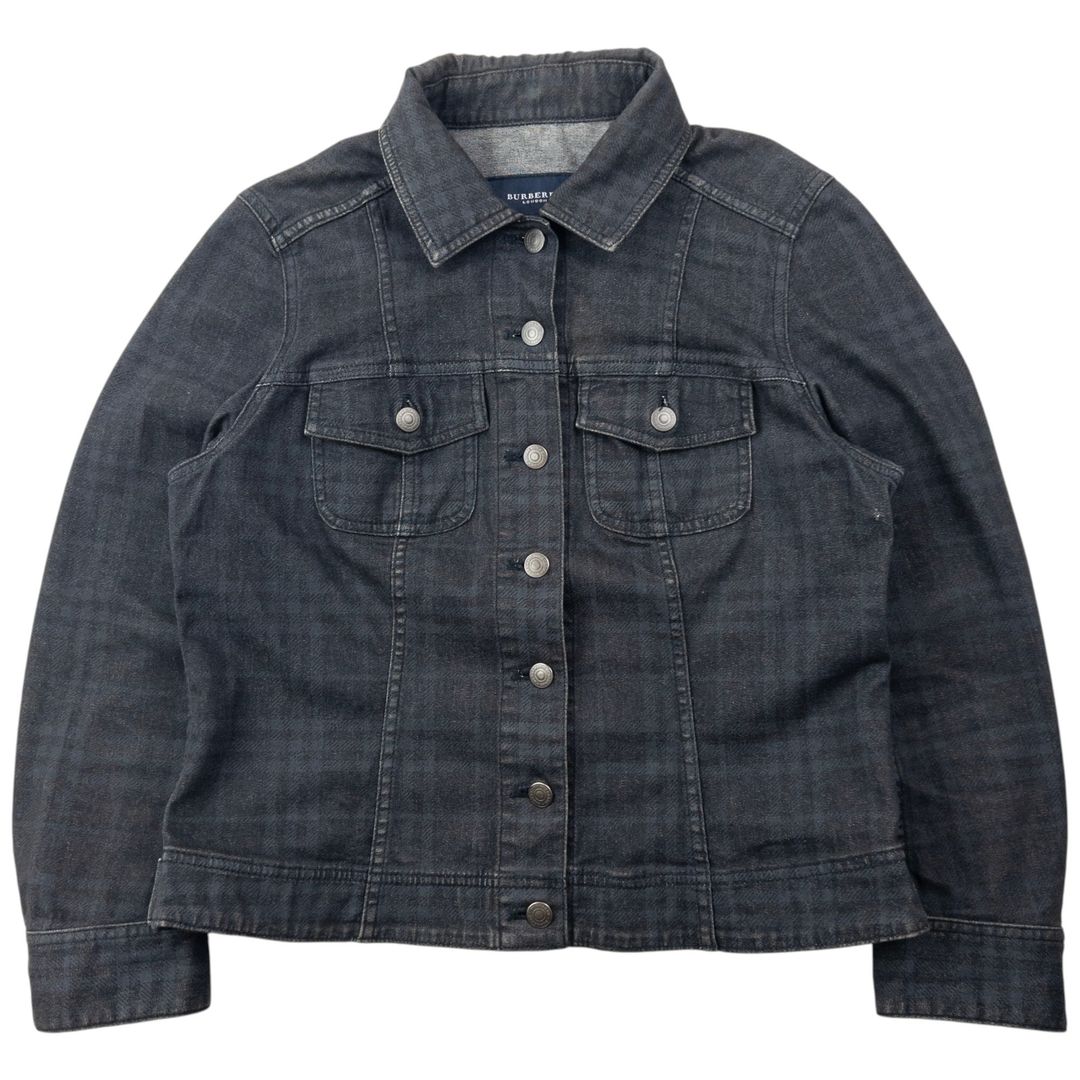 Vintage 2000s Burberry Nova Check Button Up Denim Jacket Womens Size S by BURBERRY in size S from COATS & JACKETS category