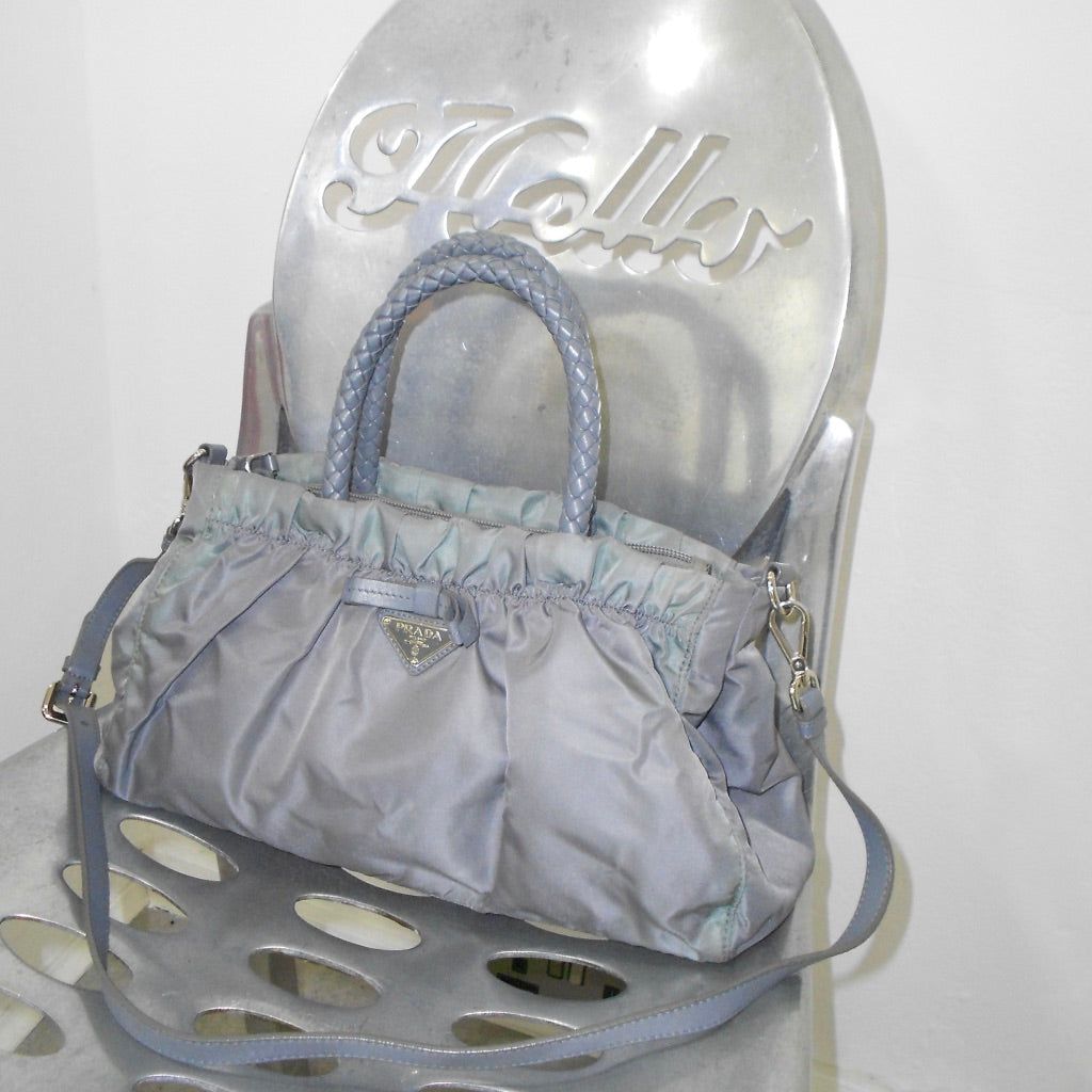 Prada bow Tessudo Nylon Bag by PRADA in size M from BAGS category