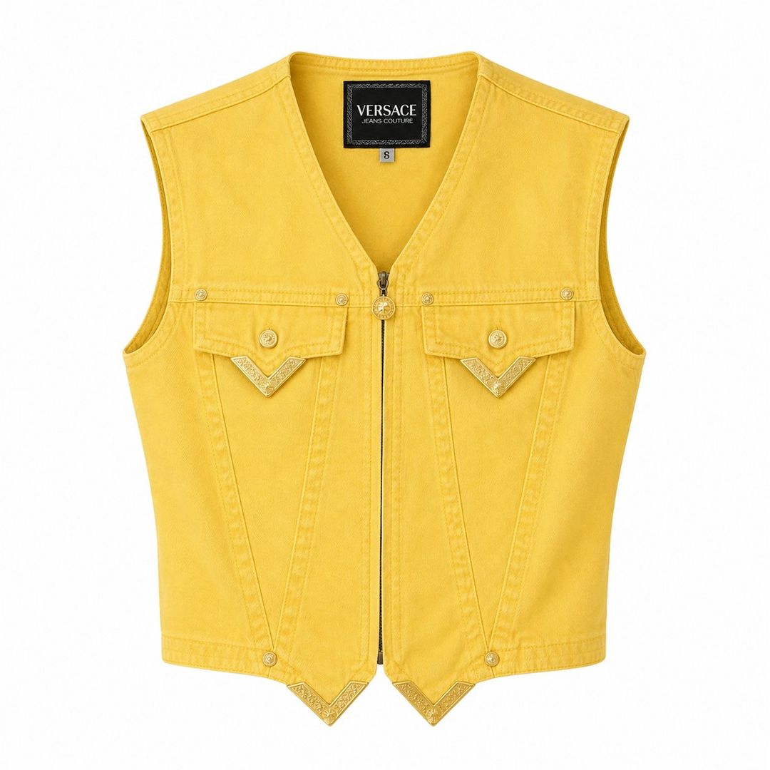 Versace 1990s Waistcoat by VERSACE in size S from TOPS category