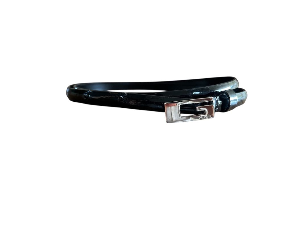 Gucci SS98 Patent Belt  by GUCCI in size S from ACCESSORIES category