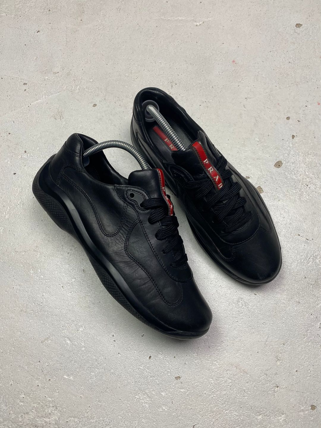 Prada Americas Cup Leather Trainers by PRADA in size AU/UK 7 from SHOES category