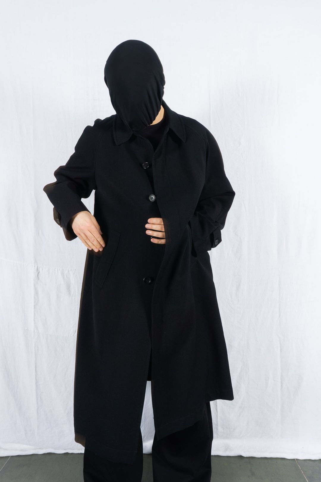 Yohji Yamamoto d'URBAN A.A.R. 1990s long coat by YOHJI YAMAMOTO in size L from COATS & JACKETS category