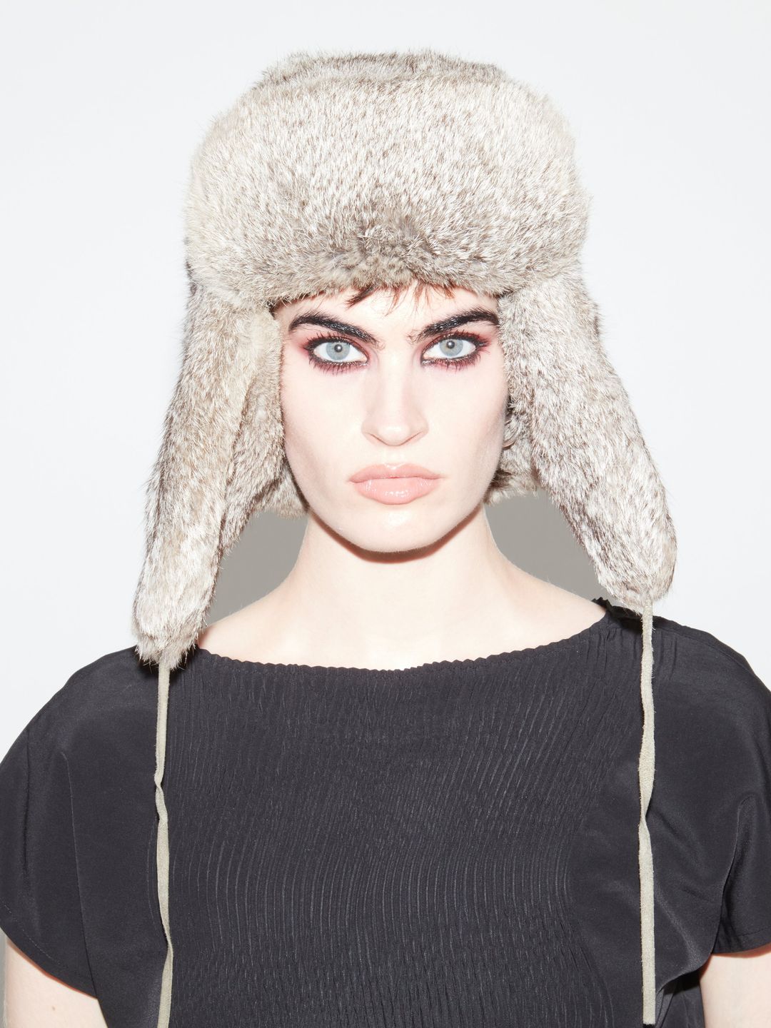 vintage rabbit fur trapper hat by vintage in size ONE SIZE from ACCESSORIES category