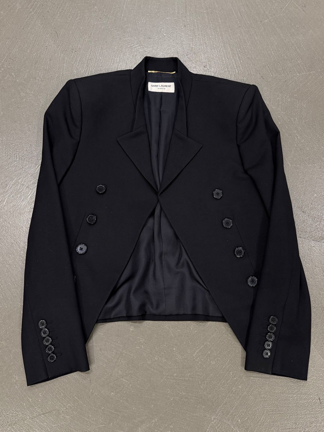 2014 Saint Laurent by Hedi Slimane military officer blazer by SAINT LAURENT in size FR 38 from COATS & JACKETS category