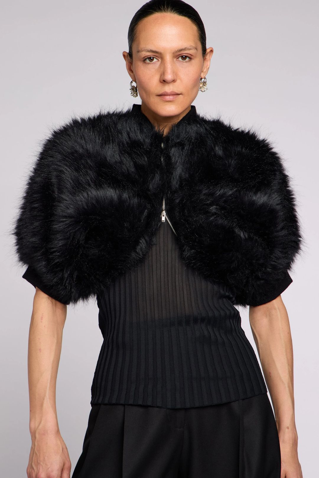 Comme des Garçon A/W 1989 Faux Fur Bolero by COMME DES GARÇONS in size M from COATS & JACKETS category