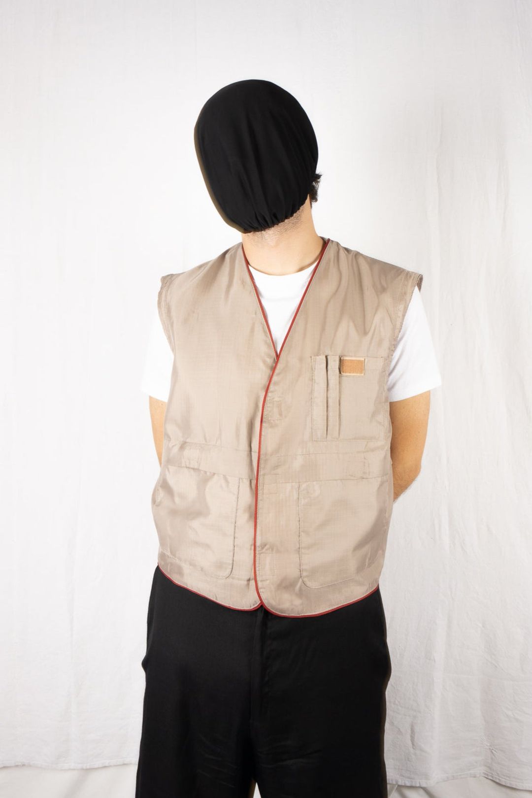 Issey Miyake Design Studio 1981 Sony uniform vest by ISSEY MIYAKE in size L from TOPS category
