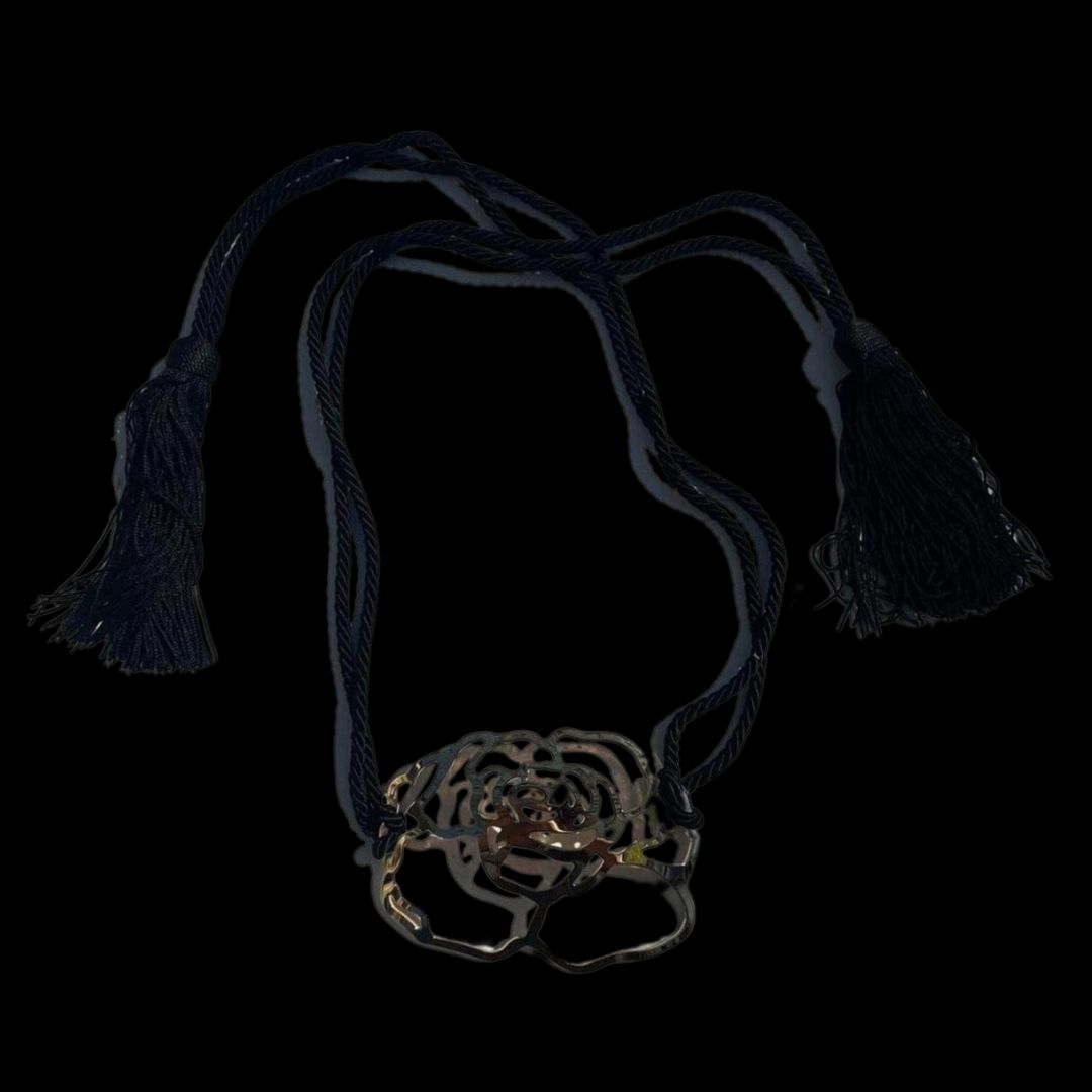 Valentino Fall Winter 2002 Braided Gold Flower Belt by VALENTINO in size ONE SIZE from ACCESSORIES category