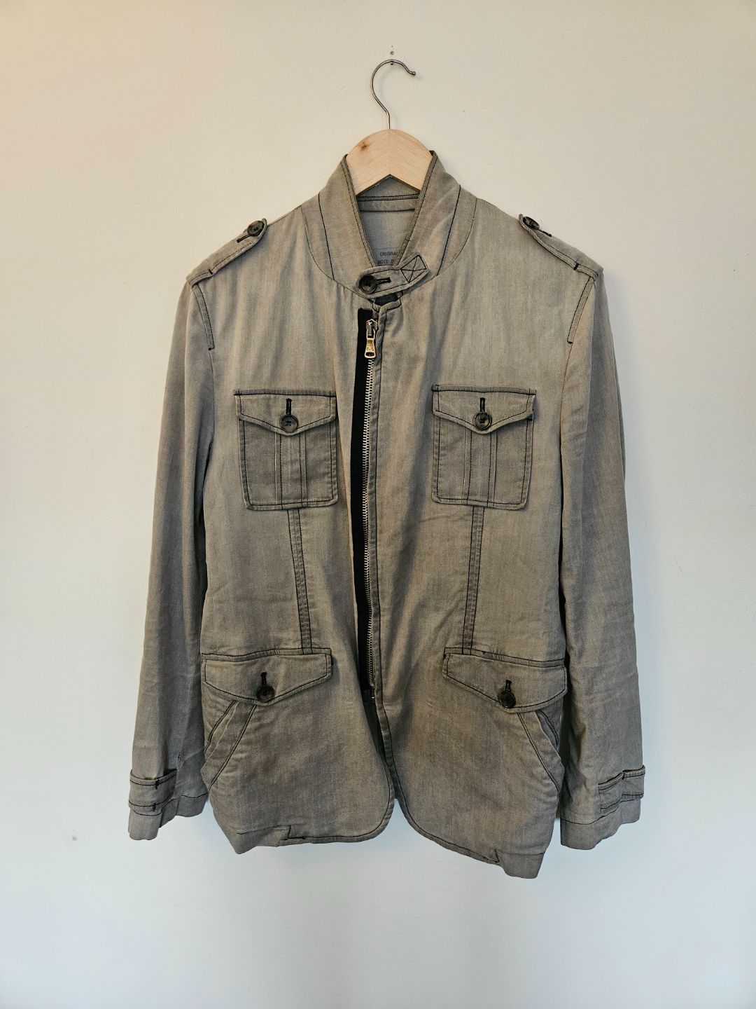 Military zip jacket by DOLCE & GABBANA in size L from COATS & JACKETS category
