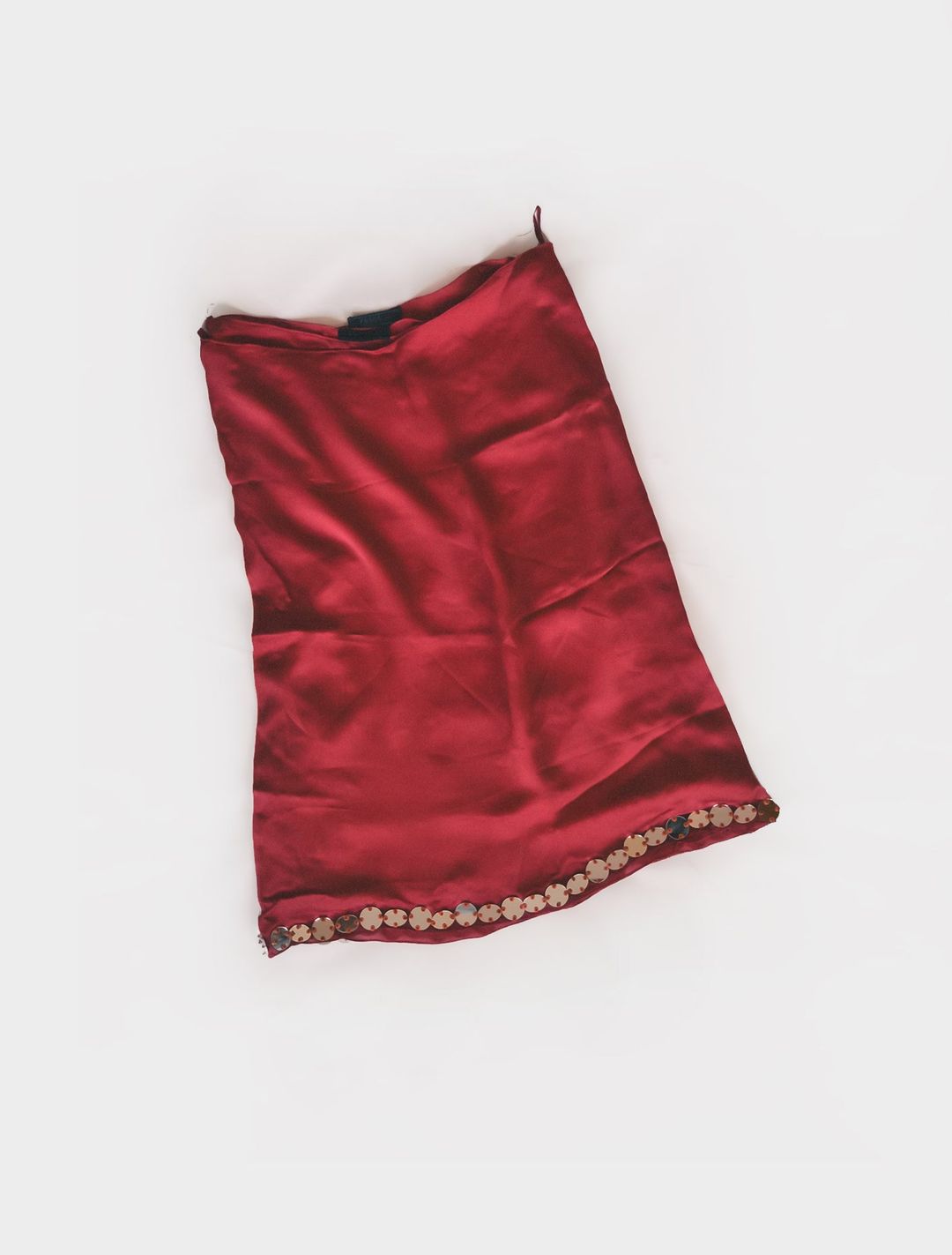 Prada SS 1997 Silk Mirror Skirt by PRADA in size IT 42 from SKIRTS category