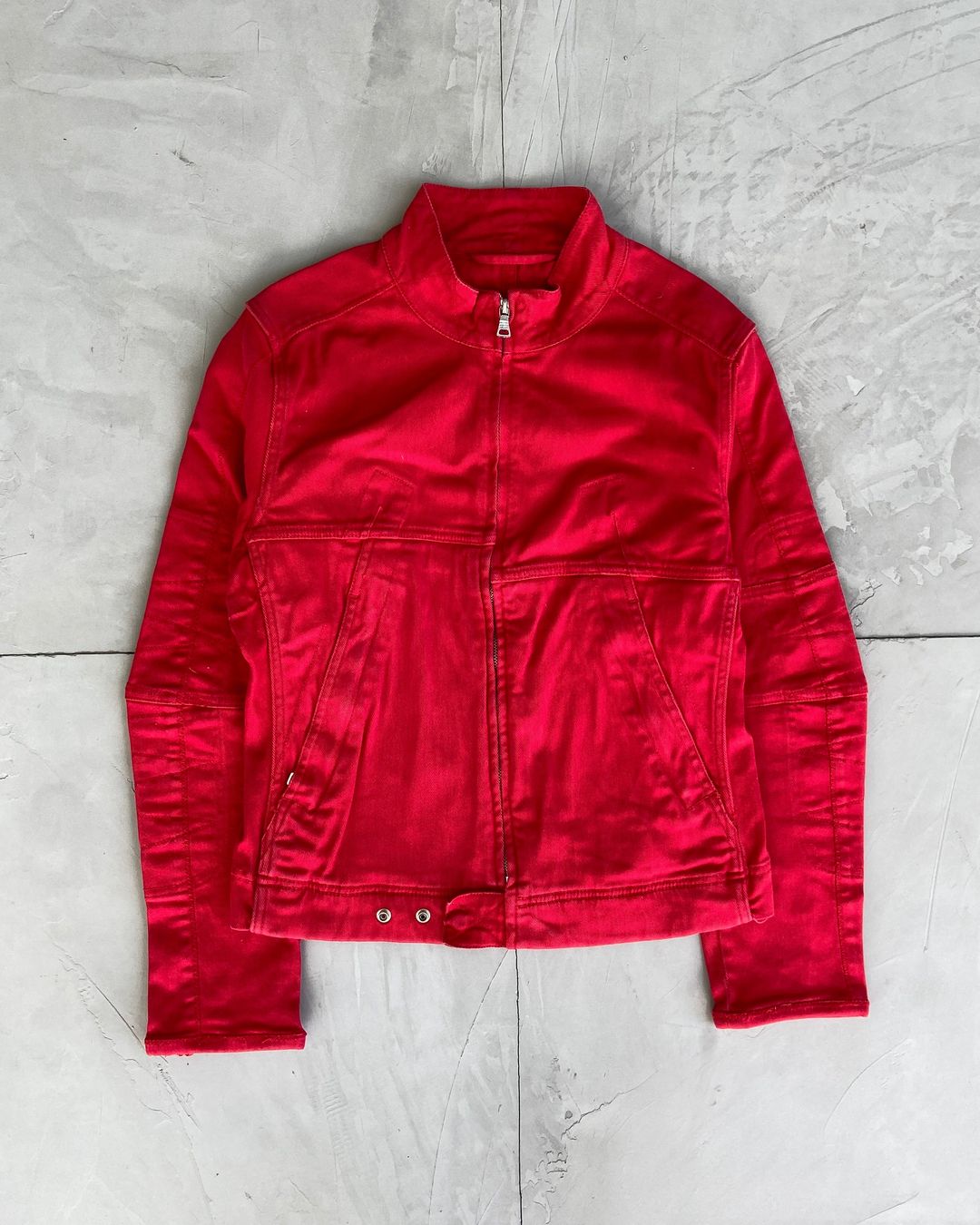 PRADA SPORT 2000'S RED COTTON JACKET - S/M by PRADA in size EU 42 from COATS & JACKETS category