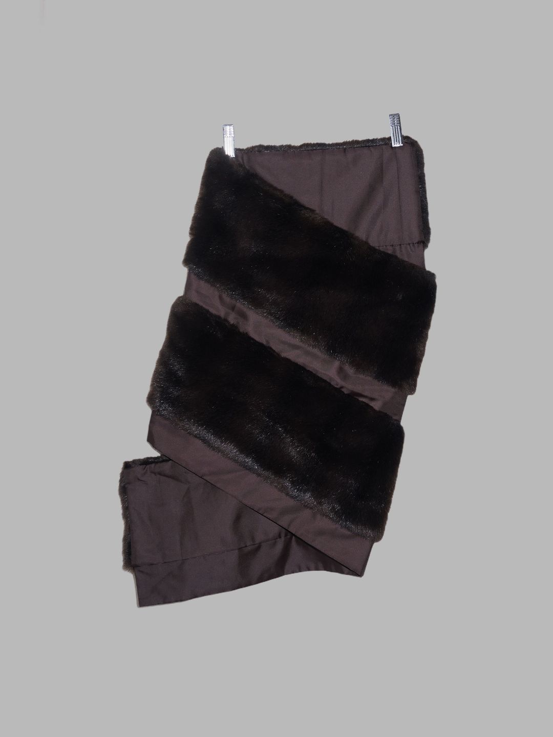 Comme des Garcons AW1997 brown acrylic faux fur snood or neck warmer by COMME DES GARÇONS in size ONE SIZE from ACCESSORIES category