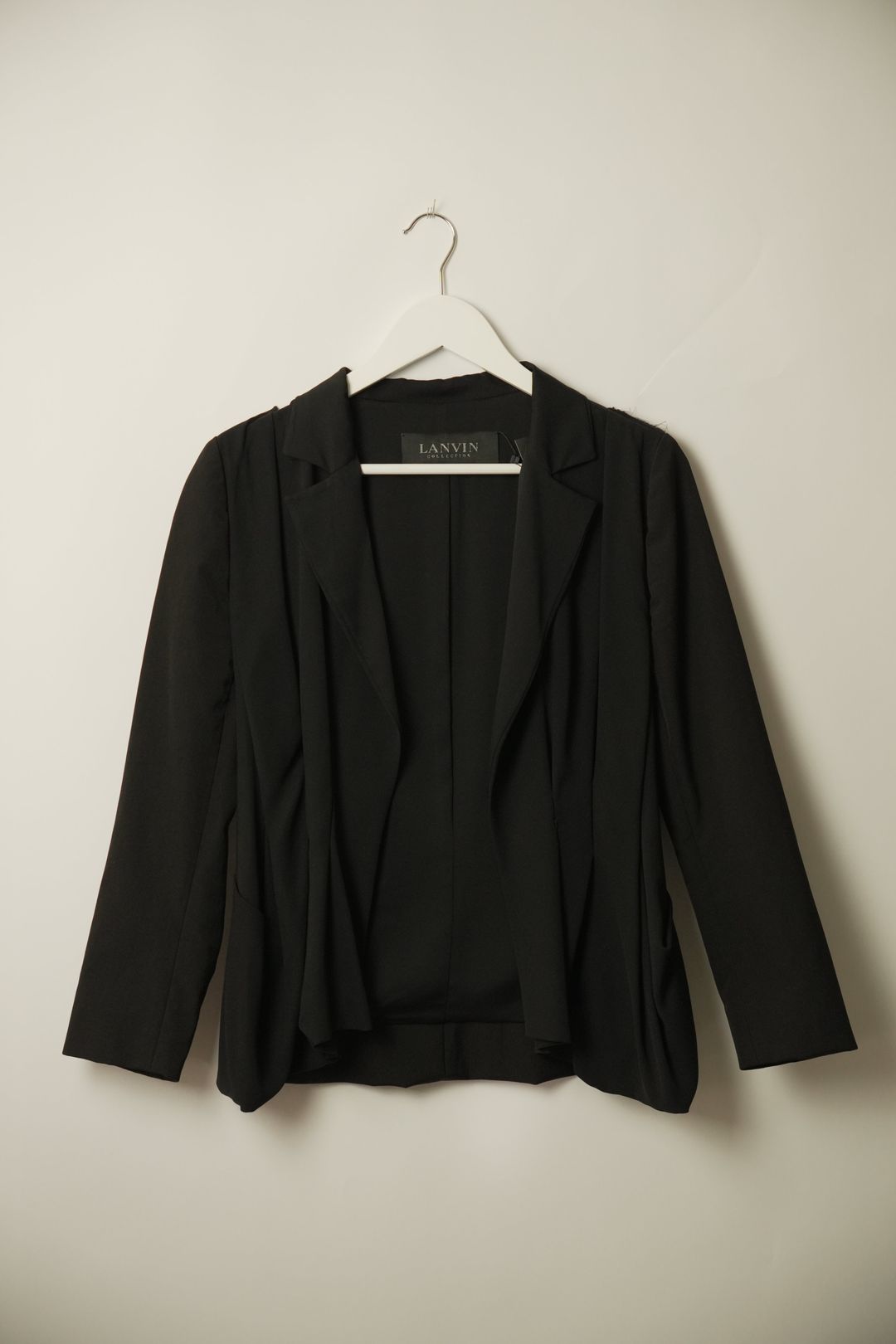 Lanvin Silk Layered Pleated Blazer by LANVIN in size AU/UK 8 from COATS & JACKETS category