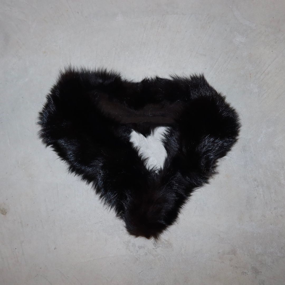 Vintage Skinny Black Real Fur Collar by Vintage in size ONE SIZE from ACCESSORIES category