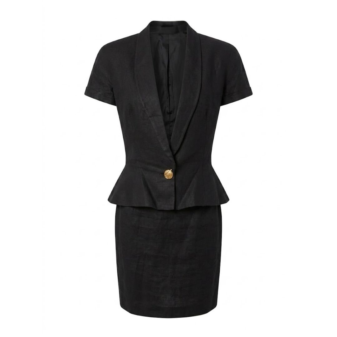 Gianni Versace 1980s "Favourite Button" Skirt Suit by VERSACE in size FR 40 from SUITS category