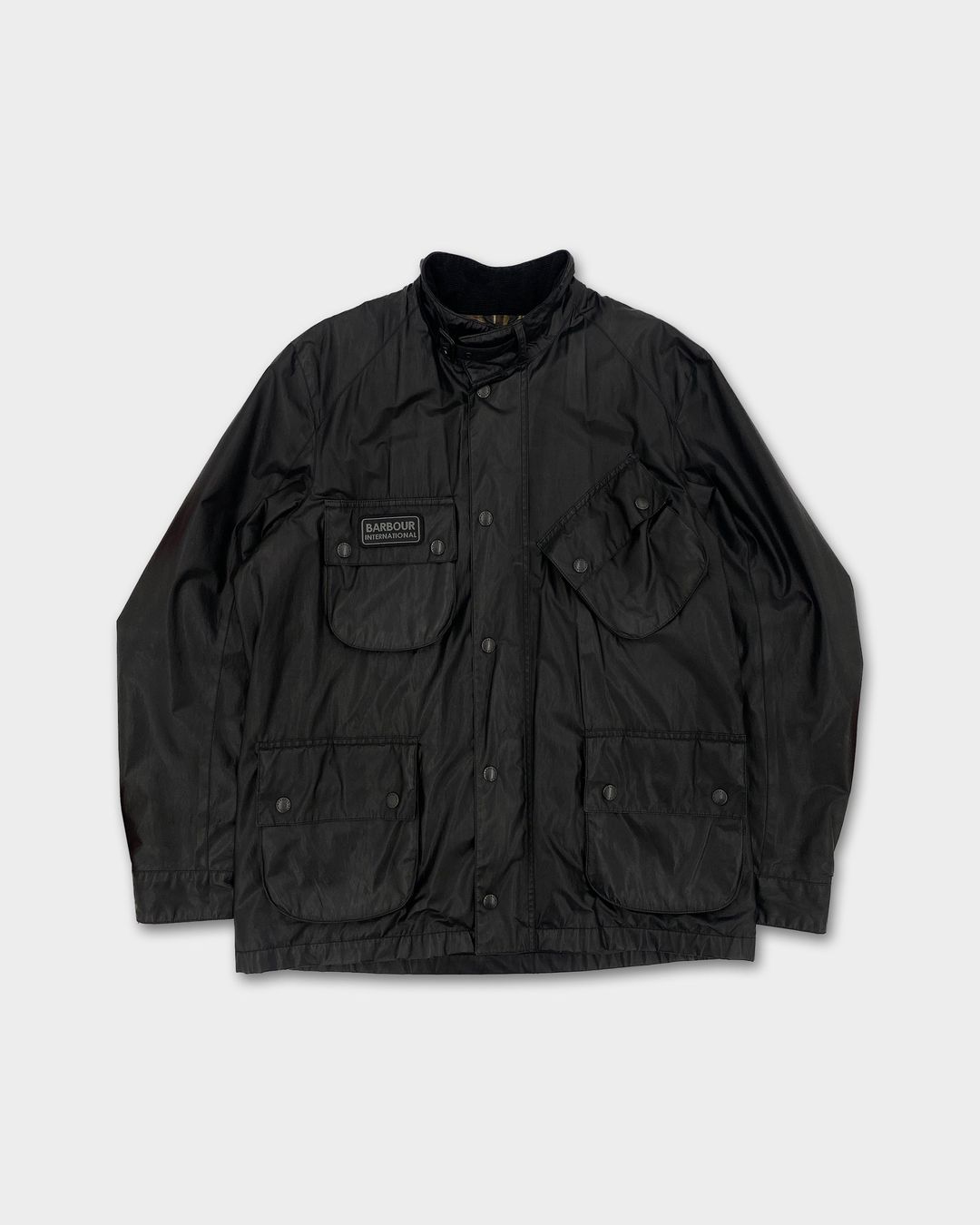 Barbour International 2000s Biker Blouson Jacket Black by Barbour International in size XL from COATS & JACKETS category