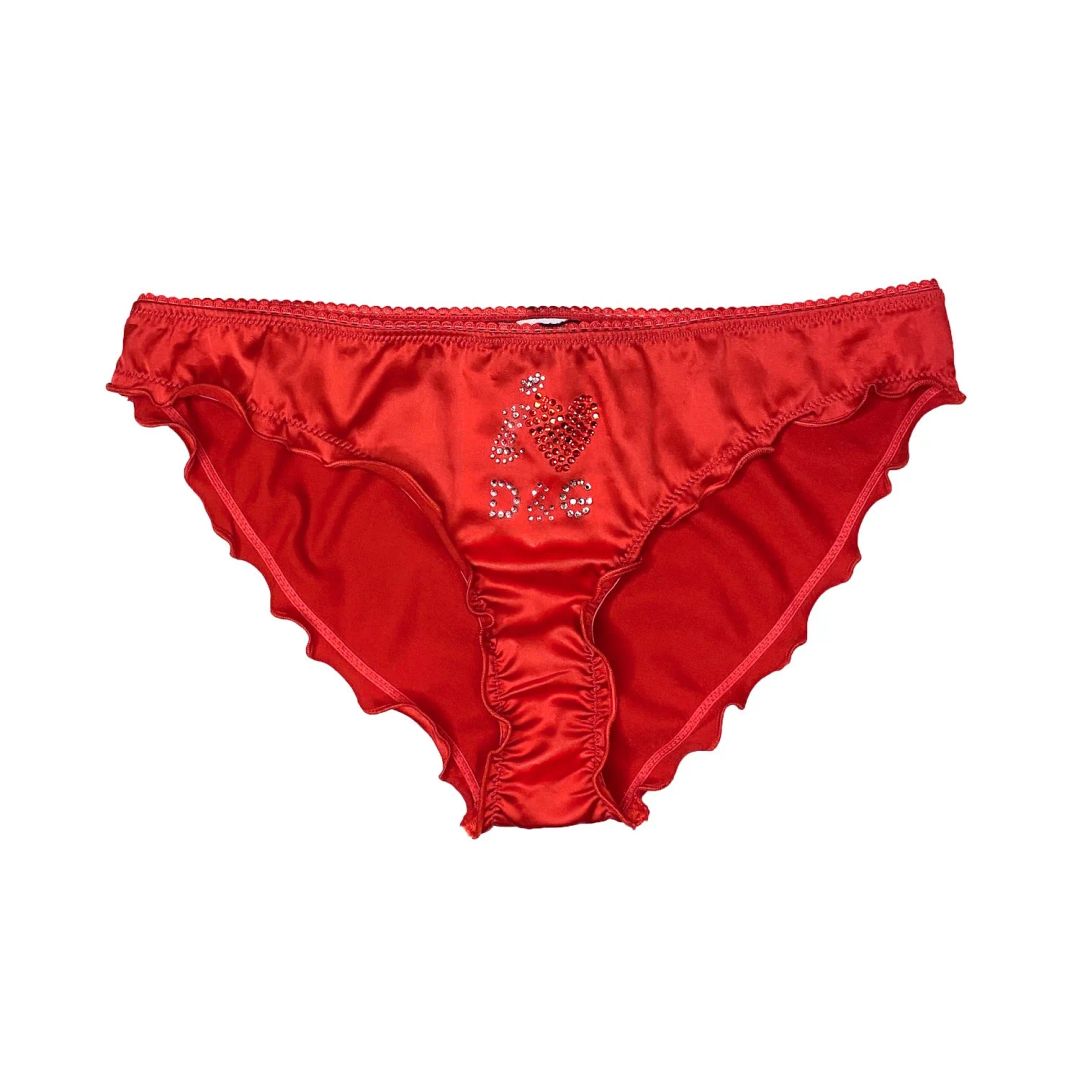 I Love D&G Ruffle Panties by DOLCE & GABBANA in size S from LINGERIE category