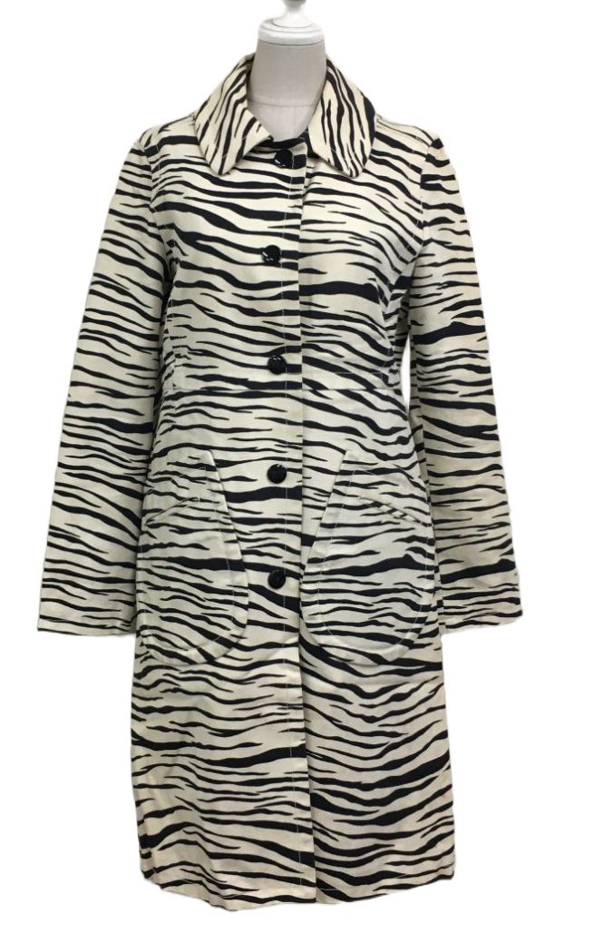 Marc Jacobs Cotton Mid Length Zebra Coat Sz 4 by MARC JACOBS in size AU/UK 8 from COATS & JACKETS category