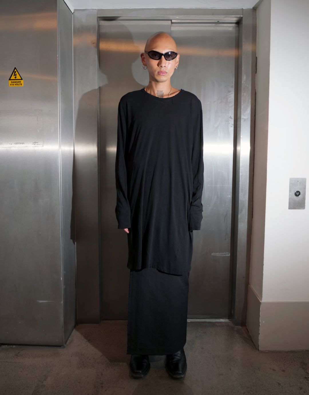 Longline Long Sleeved T-Shirt by DAMIR DOMA in size ONE SIZE from TOPS category