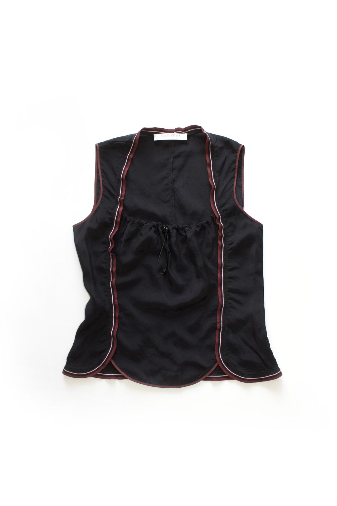 Miu Miu SS 2000 black top by MIU MIU in size M from TOPS category