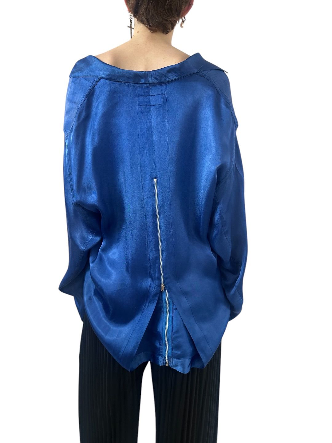 Yohji Yamamoto Super Blue shirt /dress by YOHJI YAMAMOTO in size ONE SIZE from TOPS category