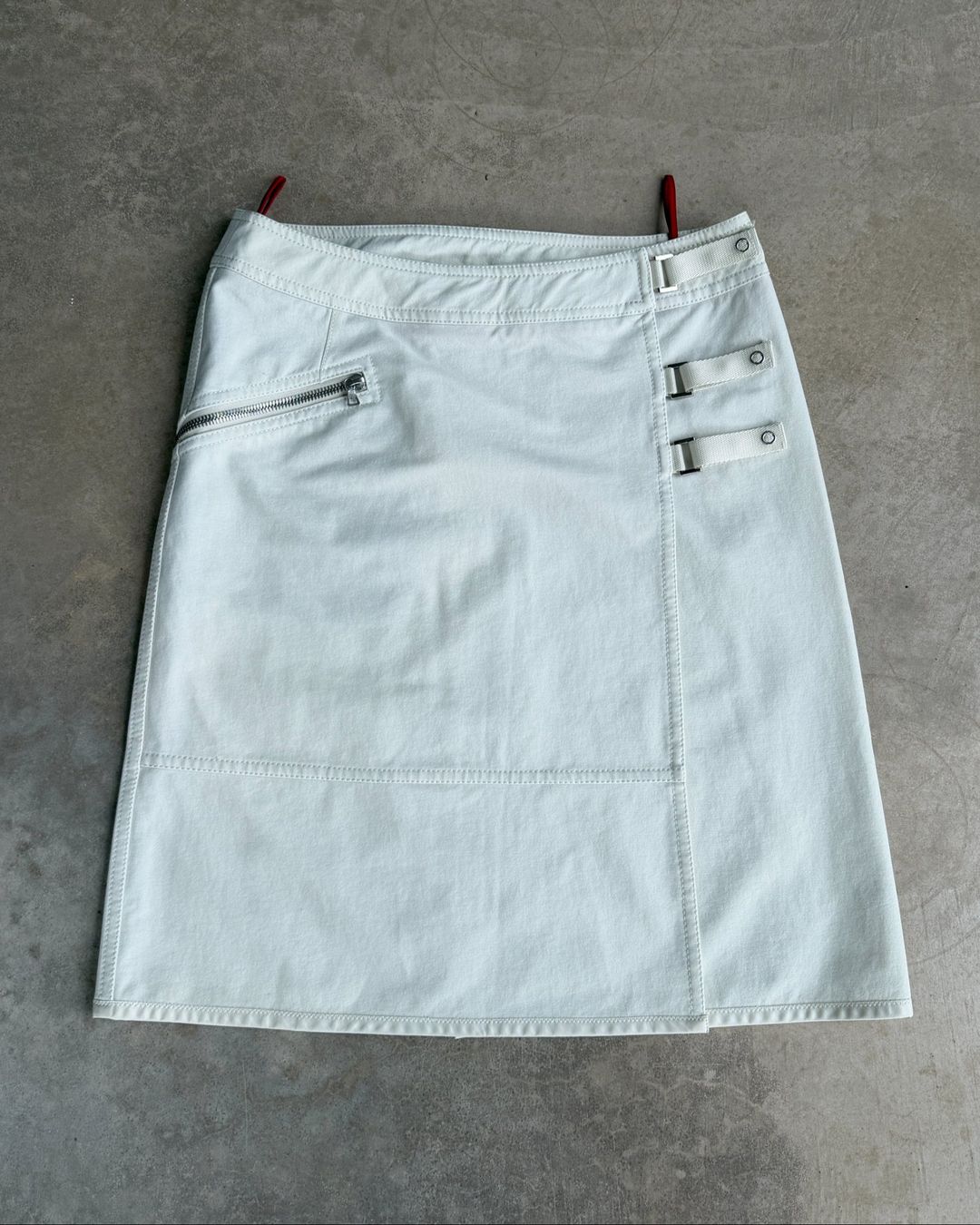 Prada Sport Triple Belted Wrap Midi Skirt – M by PRADA in size EU 42 from SKIRTS category