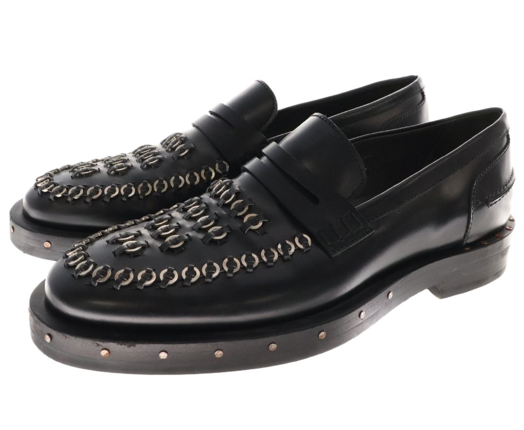 Lanvin Piercing Black Loafers Mens Sz 8 by LANVIN in size EU 40 from SHOES category