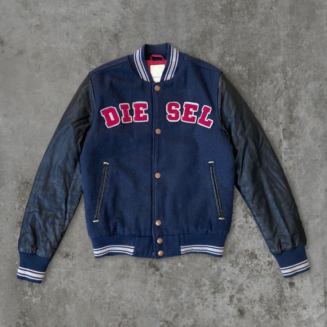 90'S DIESEL VARISTY JACKET - S by DIESEL in size S from COATS & JACKETS category