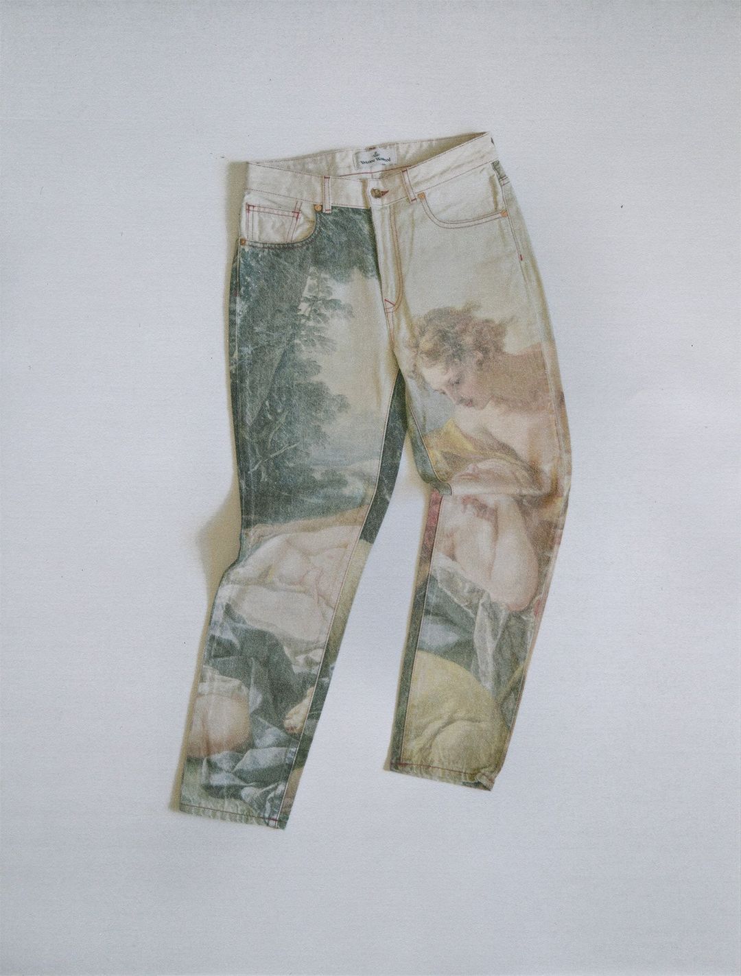 Vivienne Westwood Worlds End Printed Jeans by VIVIENNE WESTWOOD in size W27 from trousers category