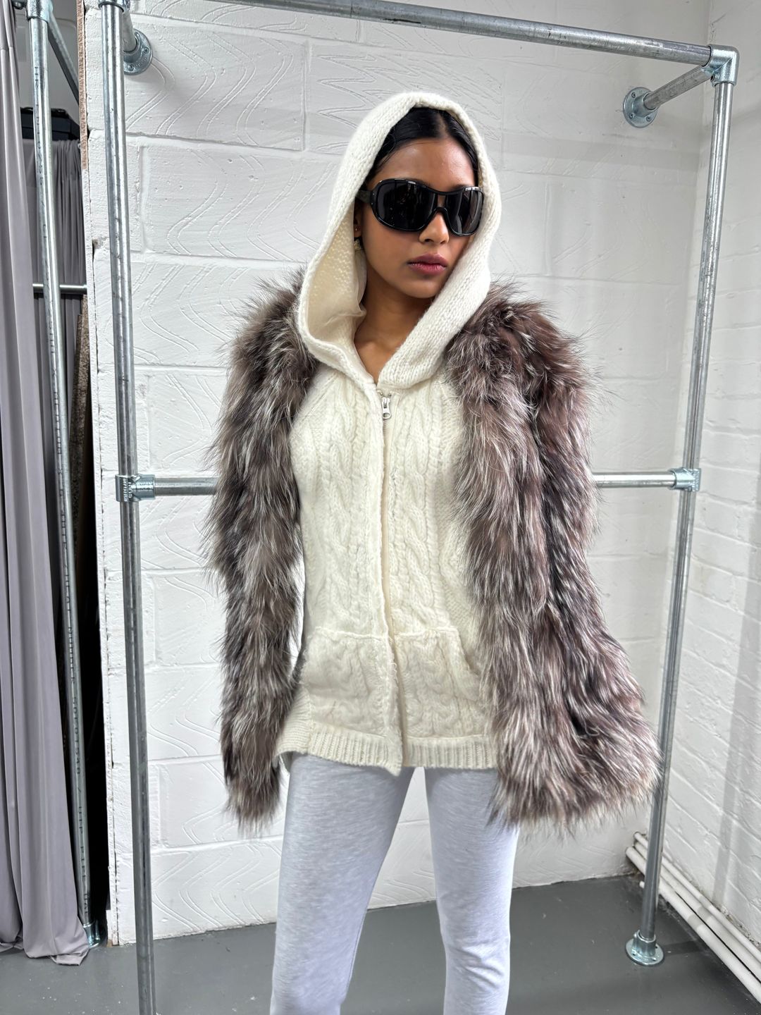 SHAGGY FUR SCARF by MEIWAI LIMITED in size ONE SIZE from ACCESSORIES category