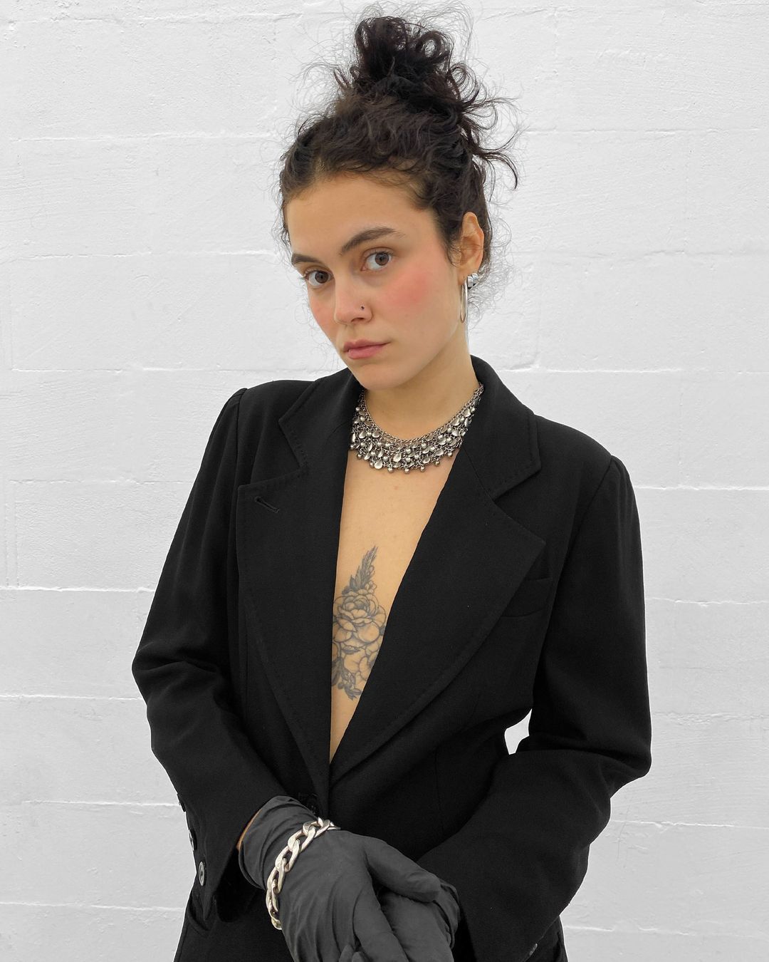 Ann Demeulemeester AW1987 Wool Coat Black by ANN DEMEULEMEESTER in size XS from COATS & JACKETS category