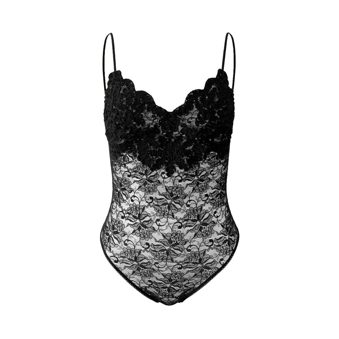 La Perla 80s Lace Bodysuit by La Perla in size L from TOPS category