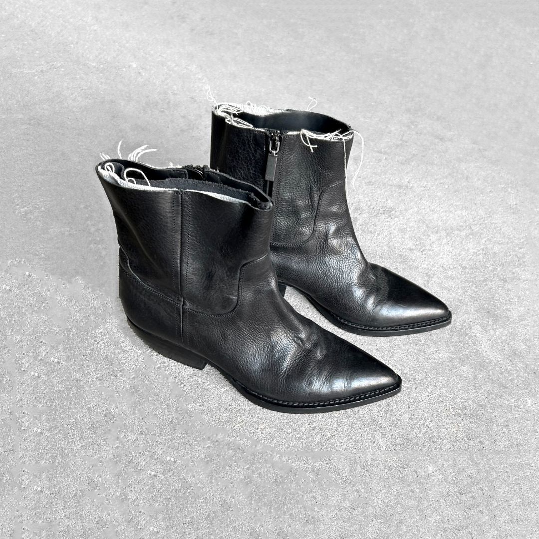 saint laurent theo frayed cowboy ankle boots by YVES SAINT LAURENT in size EU 38 from SHOES category