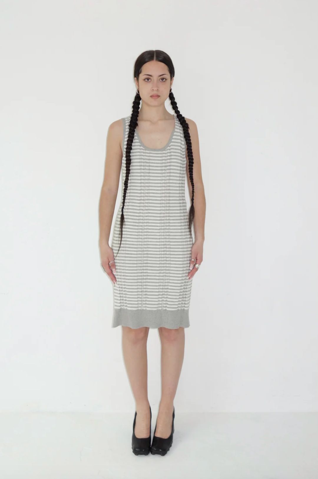 MAISON MARGIELA STRIPE KNIT TUBULAR DRESS by MAISON MARGIELA in size M from DRESSES category