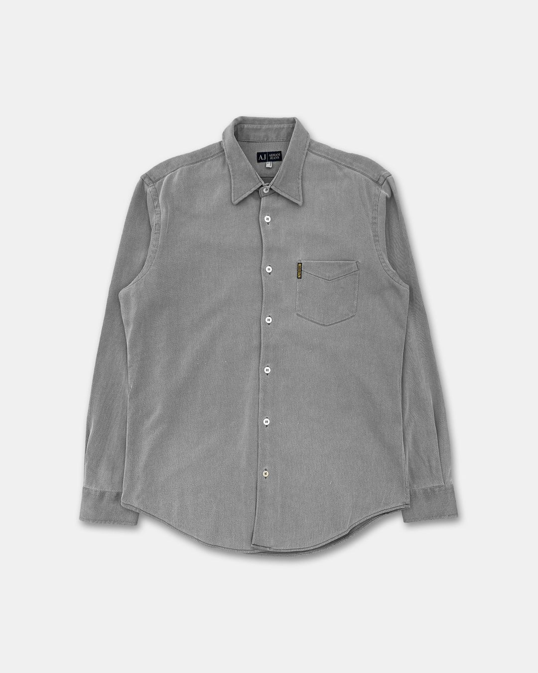 Armani Jeans 2010s Striped Shirt Grey by Emporio Armani in size L from SHIRTS category