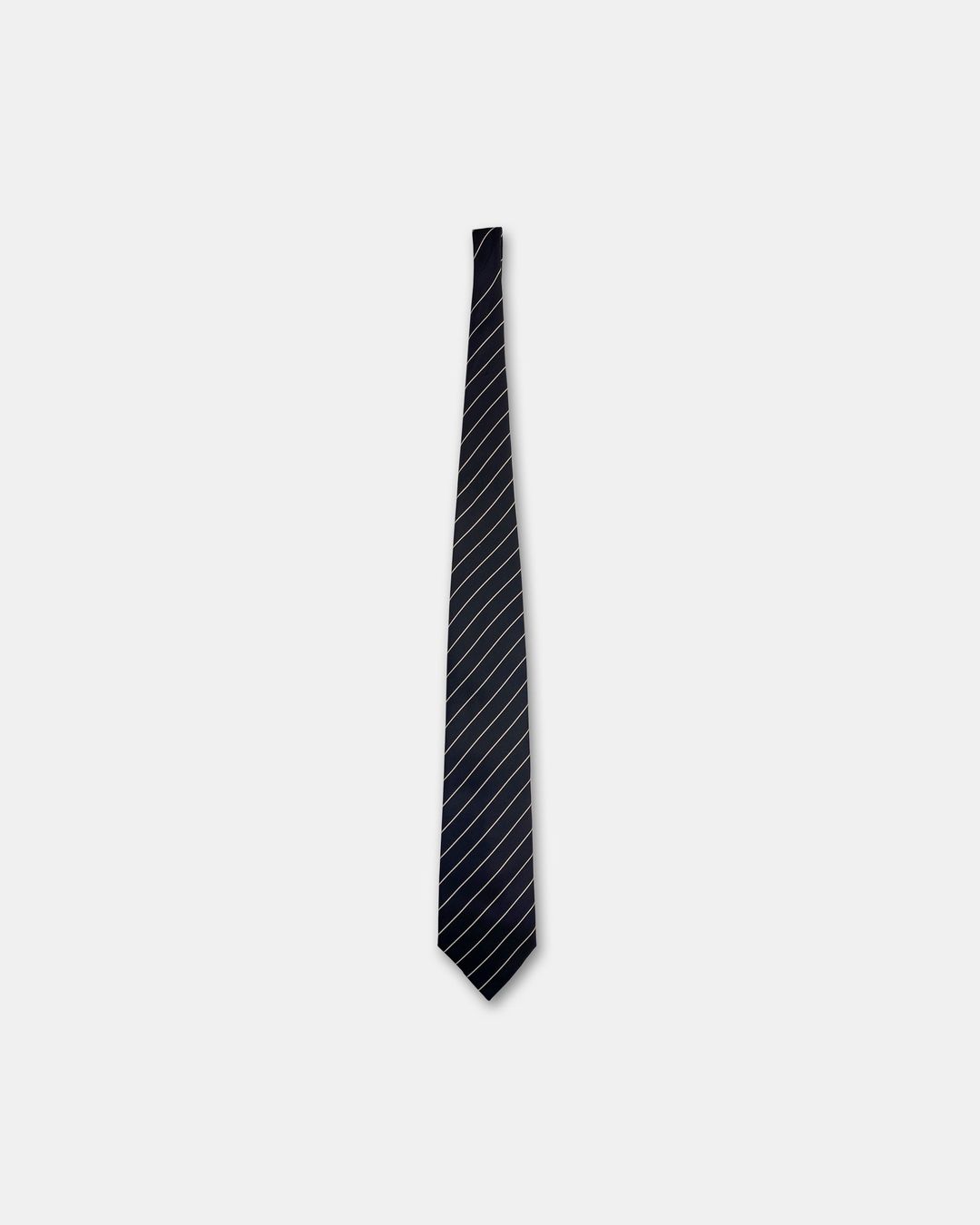 Carlo Colombo 1990s Striped Tie Black by Carlo Colombo in size ONE SIZE from ACCESSORIES category