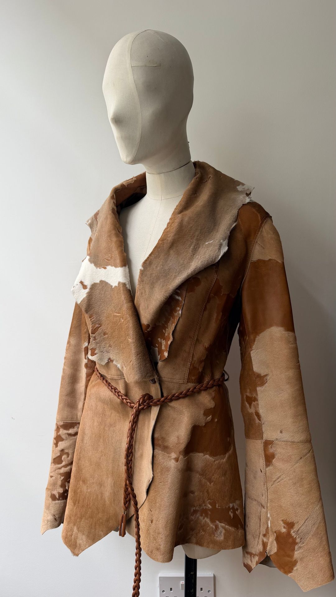 Italian cowhide leather jacket by Artico in size M from COATS & JACKETS category