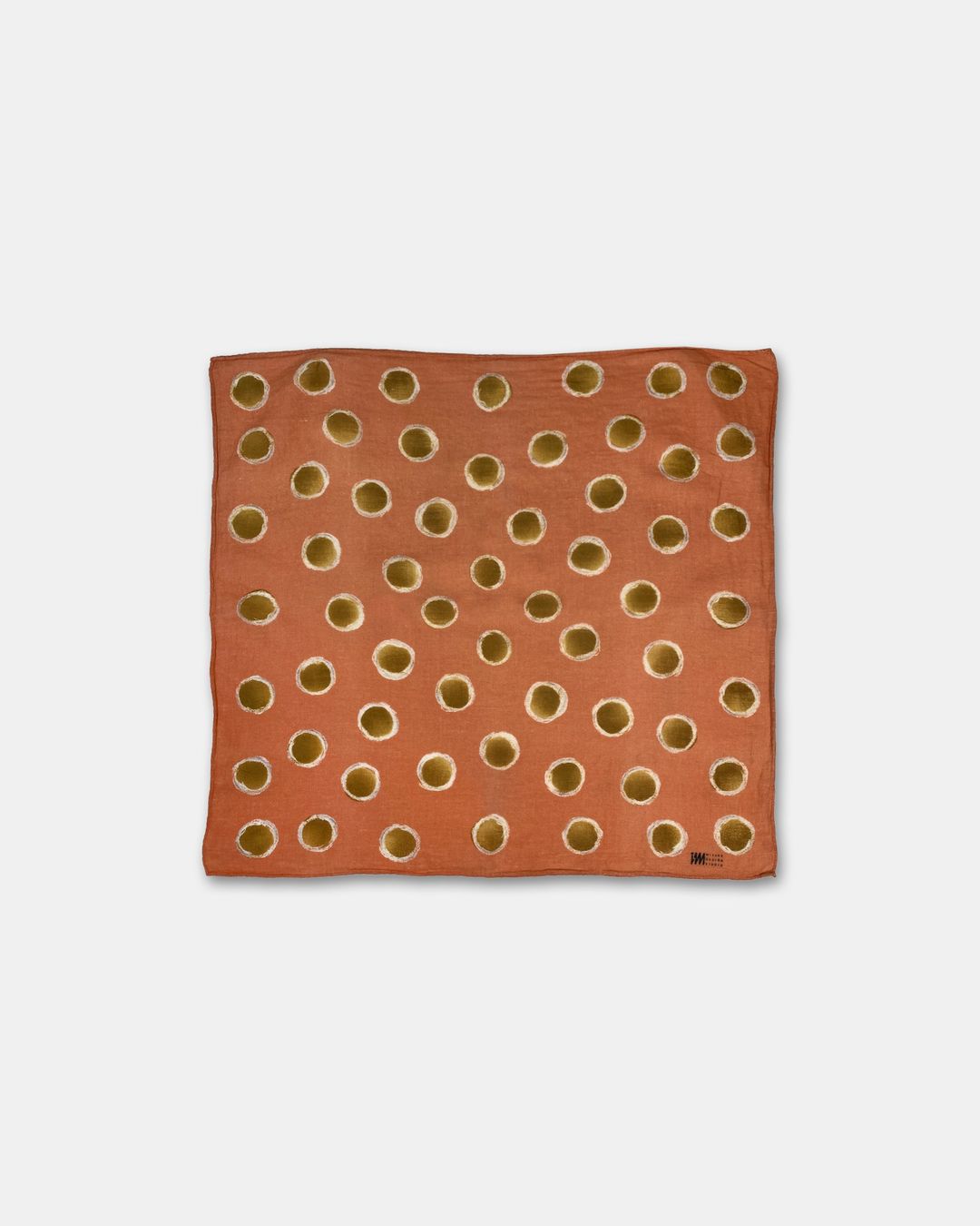 IM Miyake Design Studio 1980s Circles Cloth Orange by IM Miyake Design Studio in size ONE SIZE from ACCESSORIES category