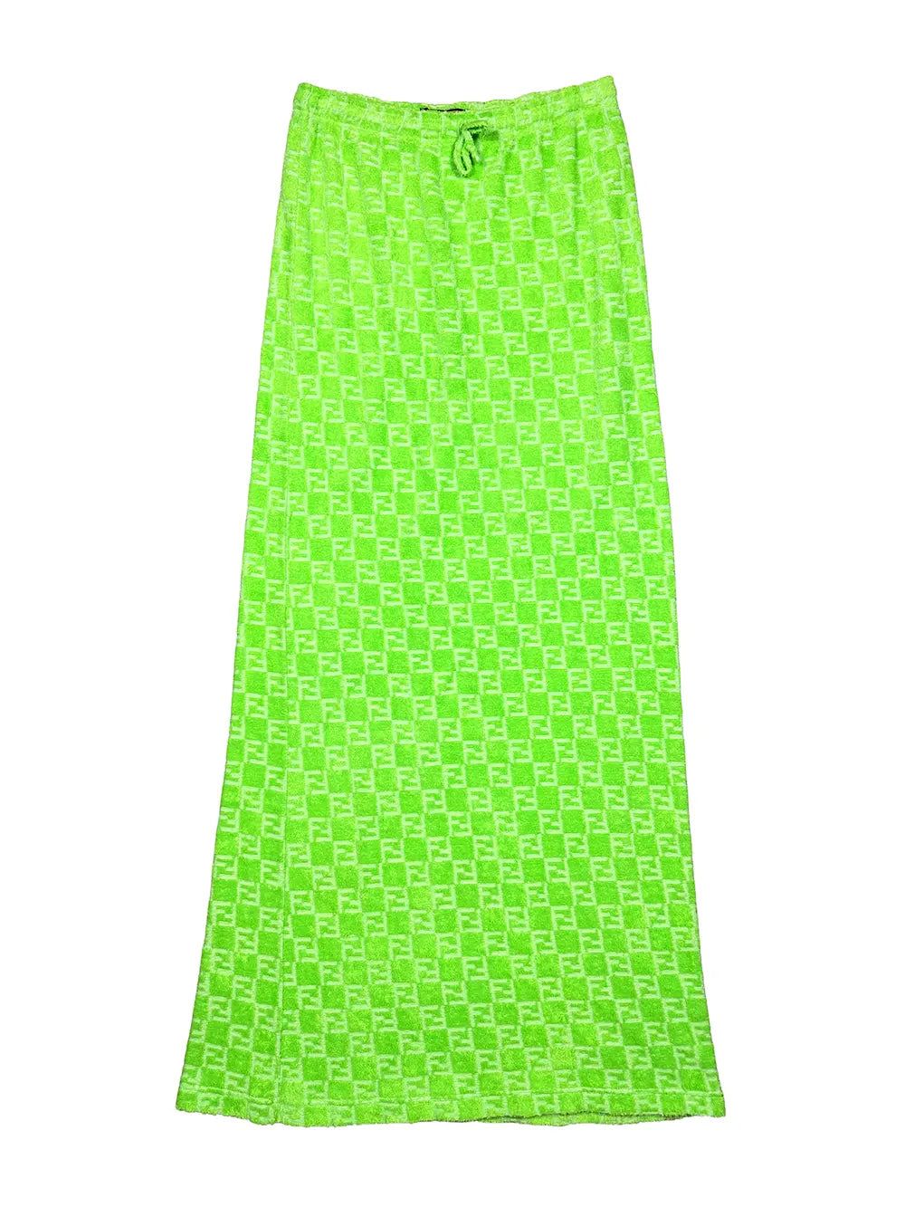 Green Terry Cloth Skirt by FENDI in size IT 46 from SKIRTS category
