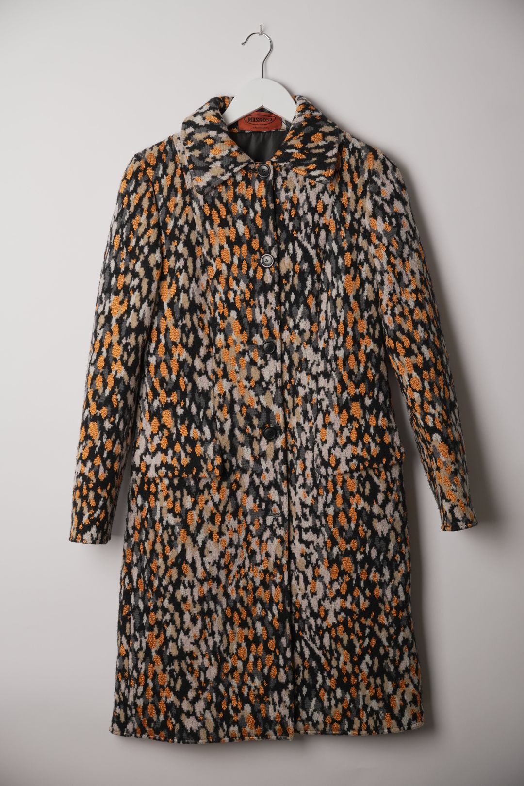 Missoni Multi Colour Leopard Wool Coat by MISSONI in size S from COATS & JACKETS category