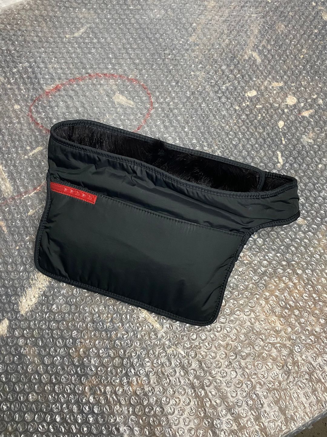 FW 99 Prada Sport Reversible Fur Waist Bag by PRADA in size ONE SIZE from ACCESSORIES category