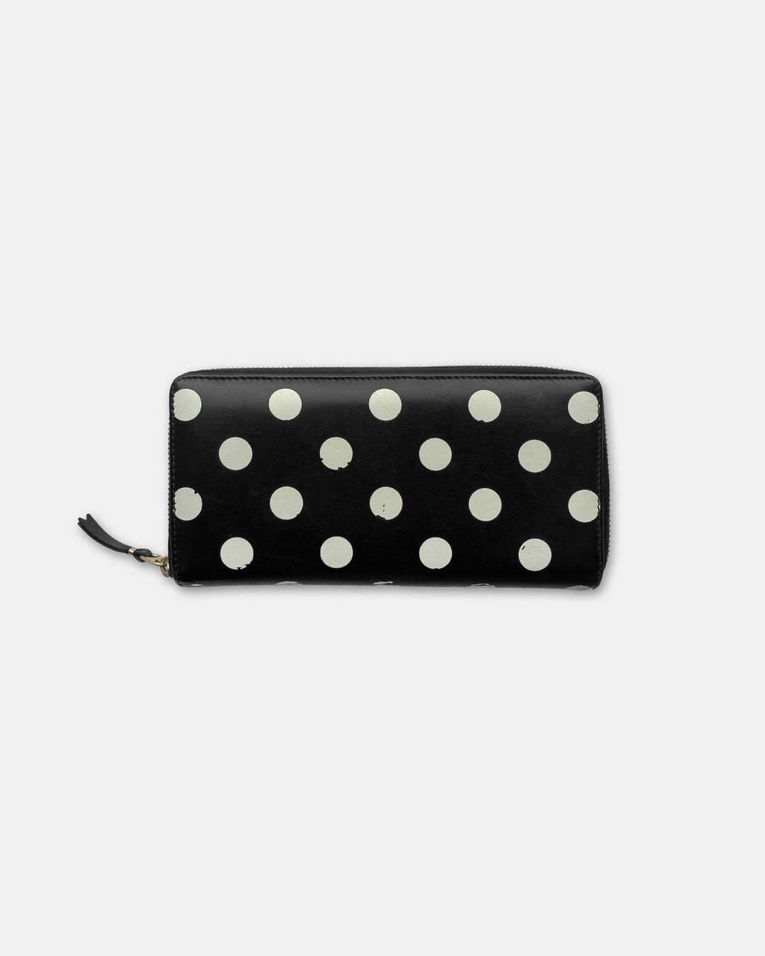 Comme des Garçons 2010s Leather Polka Dots Wallet Black by COMME DES GARÇONS in size ONE SIZE from BAGS category