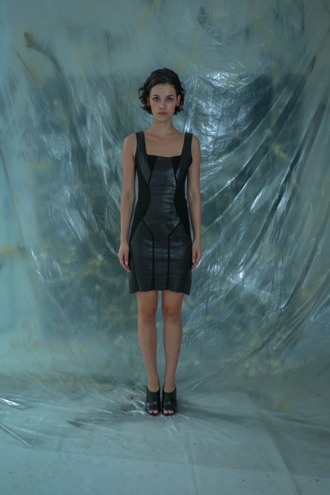 Helmut Lang Leather Dress by HELMUT LANG in size XS from DRESSES category
