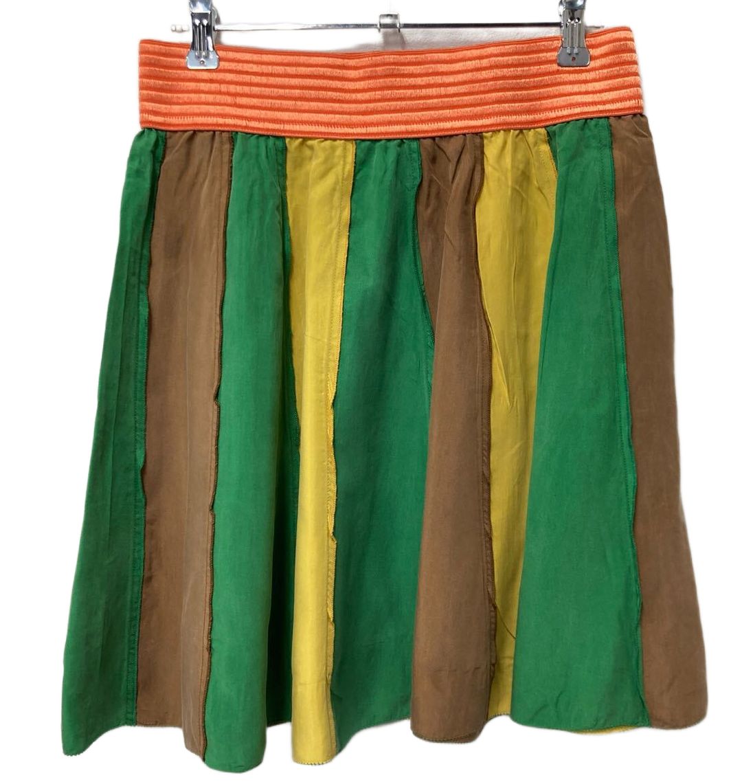 Diane von Furstenberg colorful striped mini skirt, 100% silk by DIANE VON FURSTENBERG in size XS from SKIRTS category