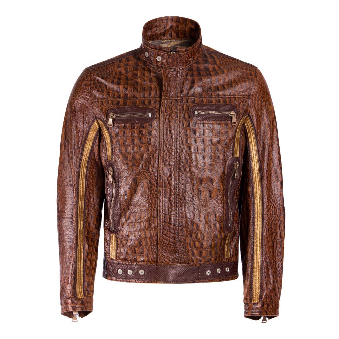 DOLCE & GABBANA FW 2005 CROCODILE JACKET by DOLCE & GABBANA in size M from COATS & JACKETS category