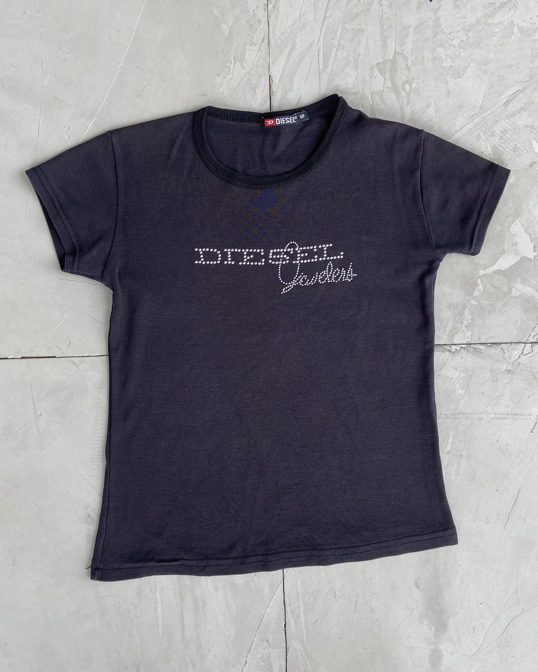 DIESEL RHINESTONED TOP - S by DIESEL in size S from TOPS category
