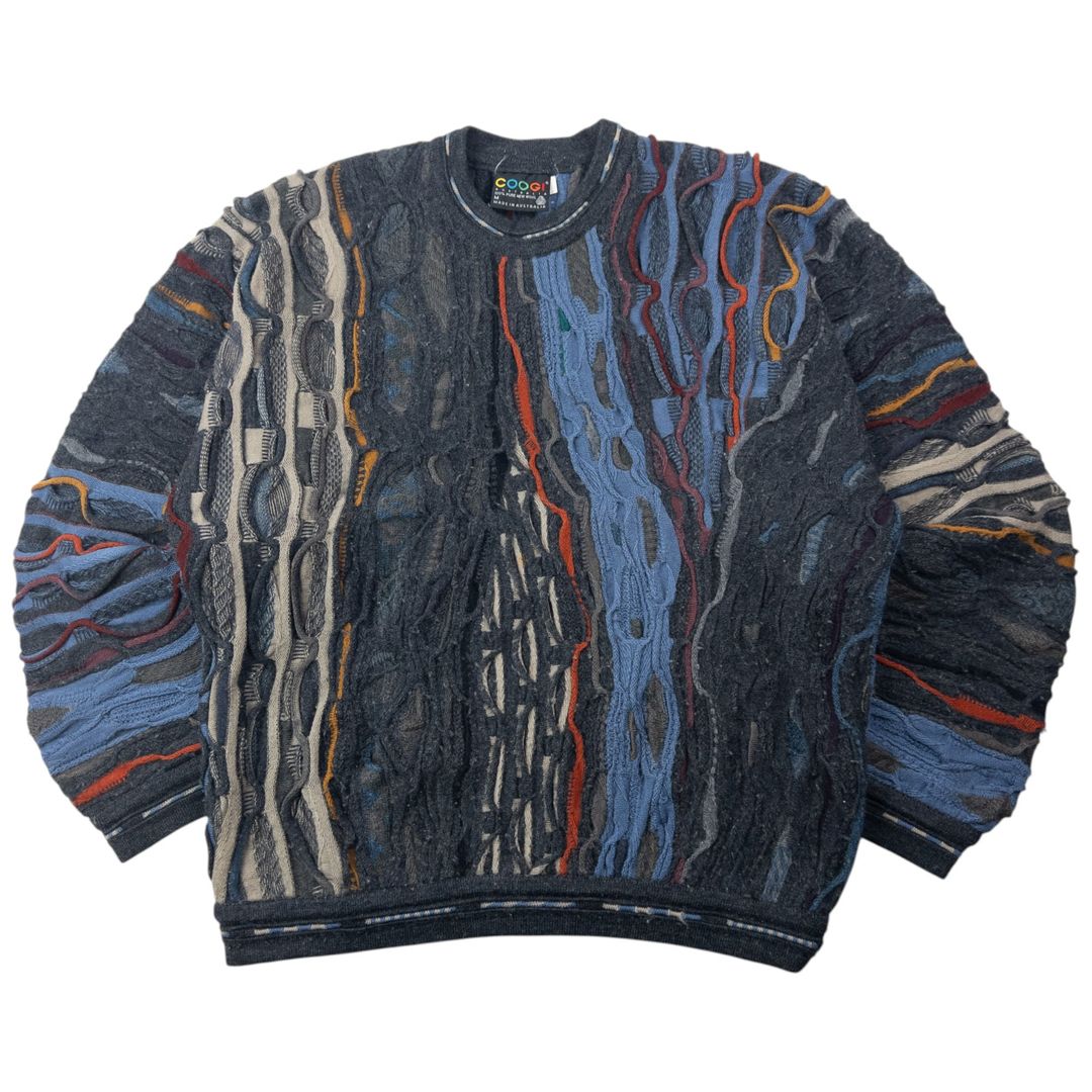 Vintage 80s Coogi Knit Wool Jumper Size M by VINTAGE in size M from KNITWEAR category