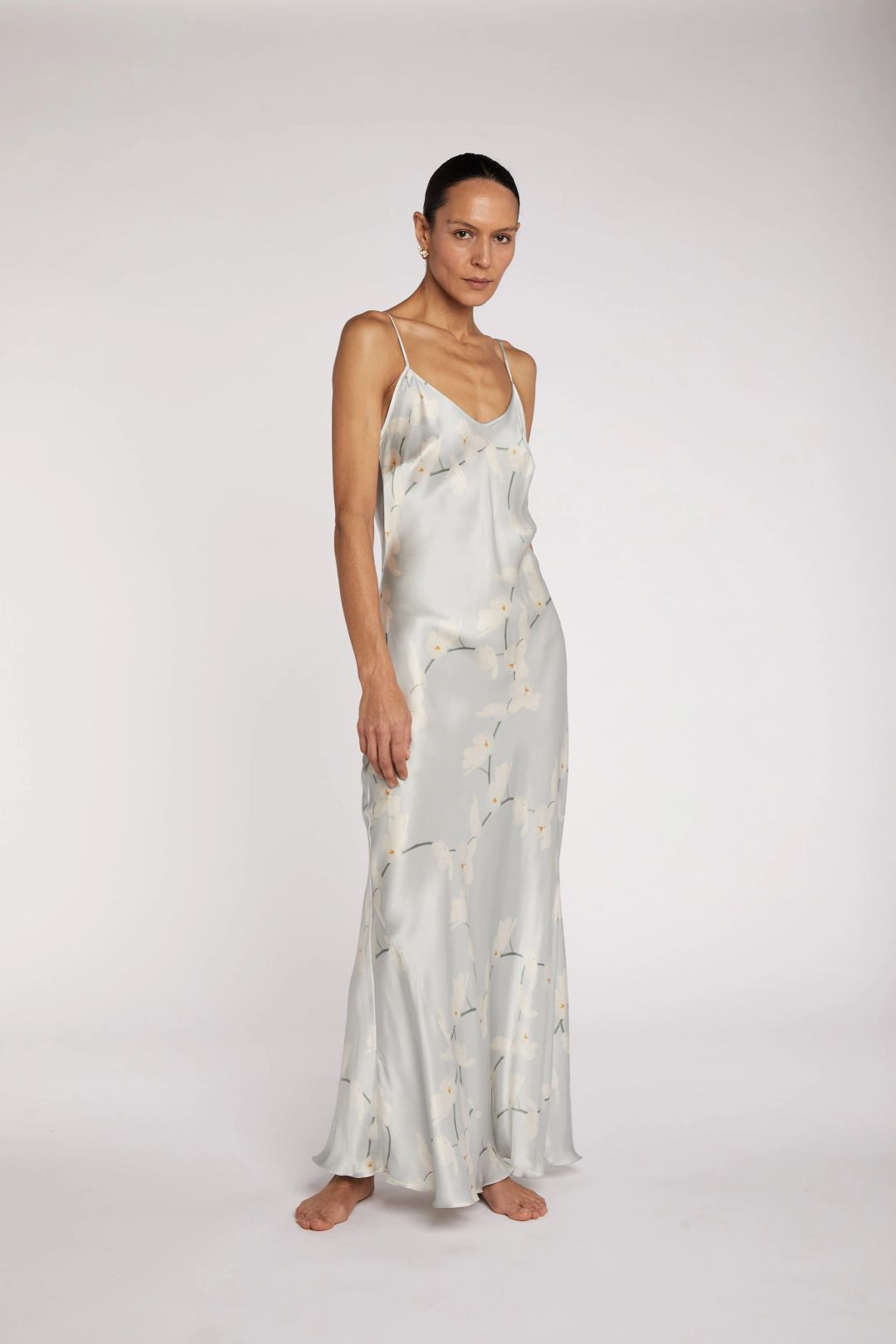 Versace Bias Cut Slip Dress 2010s by VERSACE in size L from DRESSES category