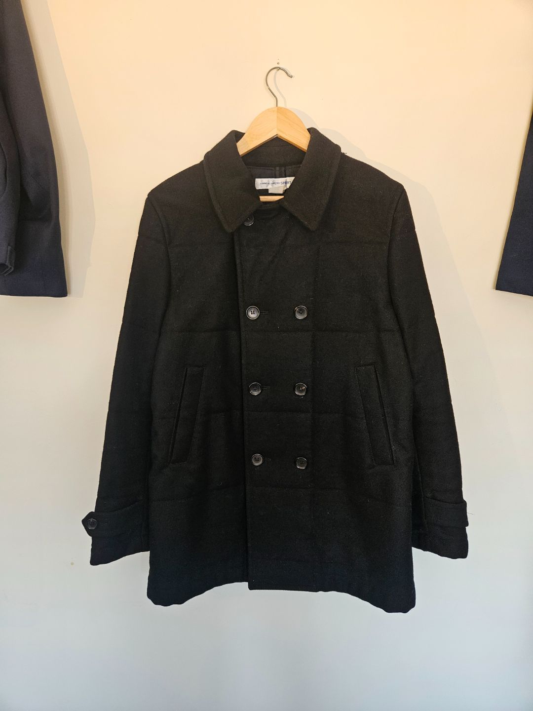 Double breasted peacoat by COMME DES GARÇONS in size M from COATS & JACKETS category