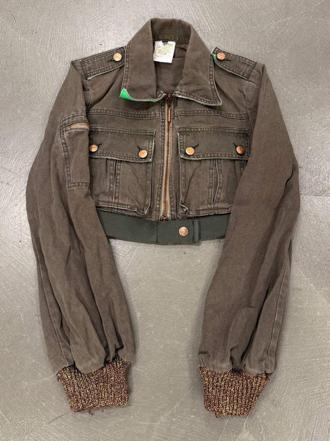 1990s Cavalli cropped military jacket by ROBERTO CAVALLI in size EU 40 from COATS & JACKETS category